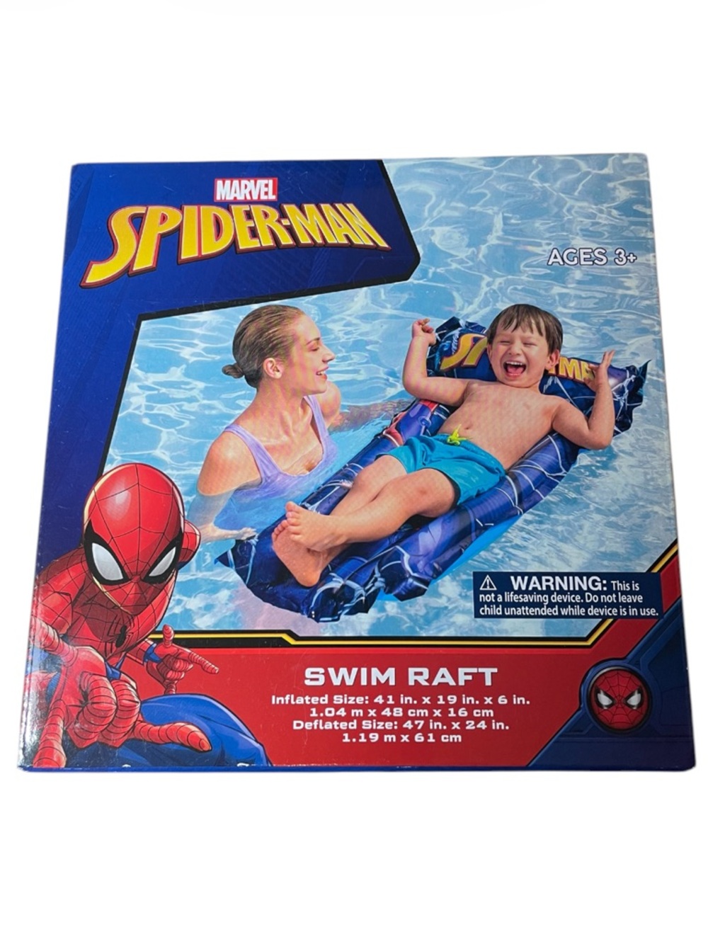 NWT Spiderman Swim Raft Pool Float
